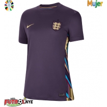 Camiseta Inglaterra Visitante Equipación para mujer Eurocopa 2024 manga corta